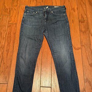 Rag & Bone Mid Rise Ankle Medium Wash Jeans Size 25